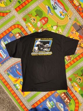 Honolulu Police Dept. Solid Bike Detail Graphic Tee - Black Size XL